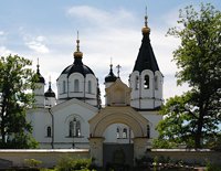 Предстоятель Русской Церкви совершил великое освящение верхнего храма Всехсвятского скита Валаамского монастыря