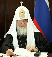Выступление Святейшего Патриарха Кирилла на встрече председателя Правительства Российской Федерации В.В. Путина с религиозными и общественными лидерами России