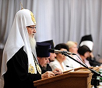 Святейший Патриарх Кирилл принял участие в церемонии открытия Международного форума «Православные женщины: единение, служение, любовь»