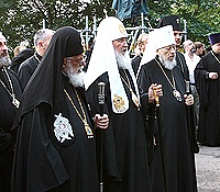 Слово Святейшего Патриарха Кирилла после молебна у памятника Крестителю Руси на Владимирской горке