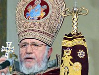 Патриаршее поздравление Верховному Патриарху и Католикосу всех армян Гарегину II с 60-летием со дня рождения