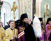Слово Святейшего Патриарха Кирилла при вручении архиерейского жезла Преосвященному Серафиму (Кузьминову), епископу Каменскому и Алапаевскому