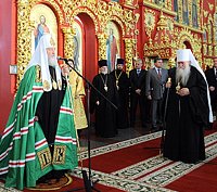 Предстоятель Русской Церкви посетил Свято-Владимирский кафедральный собор Луганска
