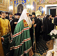 Святейший Патриарх Кирилл посетил кафедральный собор в честь Рождества Христова в Кишиневе