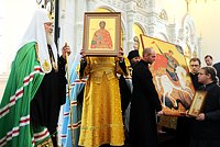 Слово Святейшего Патриарха Кирилла после Божественной литургии в храме св. Александра Невского в г. Балтийске