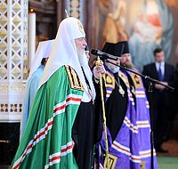 Проповедь Святейшего Патриарха Кирилла в неделю 18-ю по Пятидесятнице в Храме Христа Спасителя