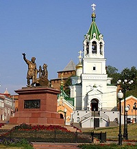 Святейший Патриарх Кирилл принял участие в праздновании Дня народного единства в Нижнем Новгороде
