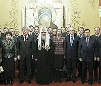Предстоятель Русской Православной Церкви выступил перед слушателями Высших дипломатических курсов