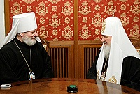 Состоялась беседа Предстоятеля Русской Церкви с Блаженнейшим Митрополитом Чешских земель и Словакии Христофором