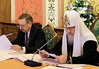 Святейший Патриарх Кирилл возглавил заседание рабочей группы при Президенте РФ по подготовке к празднованию 700-летия со дня рождения преподобного Сергия Радонежского