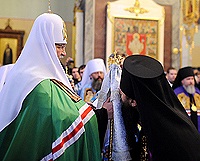 Слово Святейшего Патриарха Кирилла при вручении архиерейского жезла Преосвященному Феодосию (Гажу), епископу Бишкекскому и Киргизскому