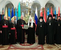 Святейший Патриарх Кирилл встретился с участниками VII богословских собеседований между Русской Православной Церковью и Немецкой епископской конференцией