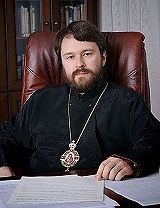 Патриаршее поздравление митрополиту Волоколамскому Илариону с 10-летием архиерейской хиротонии