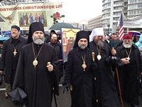 Митрополит Иона и другие иерархи Православной Церкви в Америке приняли участие в 39-м «Марше за жизнь» в Вашингтоне