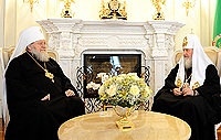 Состоялась встреча Предстоятеля Русской Православной Церкви с Первоиерархом Русской Зарубежной Церкви