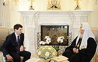 Святейший Патриарх Кирилл обсудил с министром связи И.О. Щеголевым вопросы создания безопасной среды в Интернете