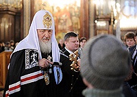Предстоятель Русской Православной Церкви совершил вечерню с чином прощения в Храме Христа Спасителя