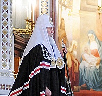 Слово Святейшего Патриарха Кирилла на вечерне с чином прощения в Храме Христа Спасителя