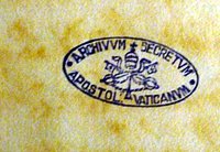 Ватиканские секретные архивы отмечают 400-ю годовщину основания