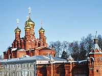 Предстоятель Русской Церкви совершил Литургию в Гефсиманском Черниговском скиту Троице-Сергиевой лавры