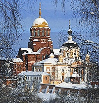 В неделю 2-ю Великого поста Святейший Патриарх Кирилл совершил Литургию в Покровском монастыре в Хотьково