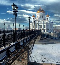 В канун Крестопоклонной недели Предстоятель Русской Церкви совершил всенощное бдение в Храме Христа Спасителя