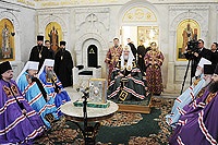 Состоялось наречение архимандрита Филарета (Гусева) во епископа Канского и архимандрита Алексия (Антипова) во епископа Бузулукского