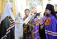 Слово Святейшего Патриарха Кирилла при вручении архиерейского жезла Преосвященному Филарету (Гусеву), епископу Канскому и Богучанскому