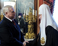 Святейший Патриарх Кирилл встретился с президентом Всемирного баптистского альянса пастором Джоном Аптоном