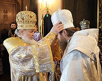 Слово Святейшего Патриарха Московского и всея Руси Кирилла при вручении архиерейского жезла Преосвященному Никифору (Хотееву), епископу Отрадненскому и Похвистневскому