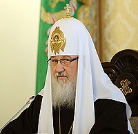 Святейший Патриарх Кирилл: Церковь не должна отвечать агрессией на клевету в ее адрес