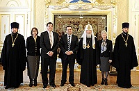 Святейший Патриарх Кирилл встретился с министром внутренних дел Сербии Ивицей Дачичем