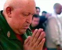 В Страстной четверг Уго Чавес посетил Мессу и просил Бога об исцелении от рака