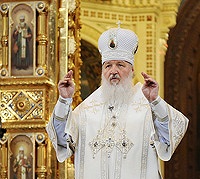 Слово Святейшего Патриарха Кирилла в Великую субботу после Божественной литургии в Храме Христа Спасителя