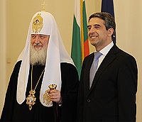 Святейший Патриарх Кирилл встретился с Президентом Республики Болгарии Росеном Плевнелиевым