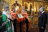 Слово Святейшего Патриарха Кирилла после молебна в день инаугурации Президента Российской Федерации