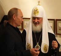 Поздравление Президента России В.В. Путина Святейшему Патриарху Кириллу с днем тезоименитства
