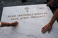 Святейший Патриарх Кирилл освятил место строительства первого русского храма в Лимасоле