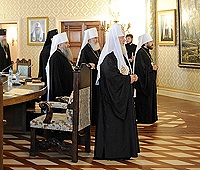 Под председательством Святейшего Патриарха Кирилла состоялось очередное заседание Высшего Церковного Совета Русской Православной Церкви