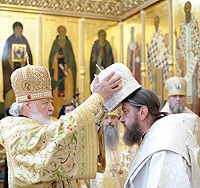 Предстоятель Русской Церкви совершил чин великого освящения Троицкого кафедрального собора в Брянске