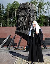 Слово Святейшего Патриарха Кирилла при посещении мемориального комплекса «Хацунь»