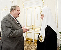 Святейший Патриарх Кирилл принял главу Мальтийского ордена Фра Мэтью Фестинга