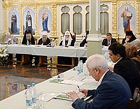 Предстоятель Русской Церкви возглавил заседание Попечительского совета по восстановлению Валаамской обители
