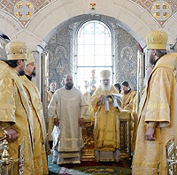 Слово Святейшего Патриарха Кирилла при вручении архиерейского жезла Преосвященному Софронию (Китаеву), епископу Губкинскому и Грайворонскому