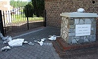 В бельгийской церкви совершен акт вандализма