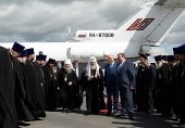 Святейший Патриарх Кирилл прибыл в Саранск