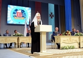 Слово Святейшего Патриарха Кирилла на торжественном акте, посвященном 1000-летию единения мордовского народа с народами Российского государства