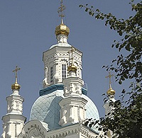 Святейший Патриарх Кирилл посетил Покровский кафедральный собор Красноярска