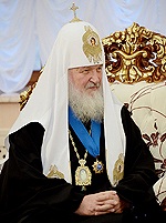 Президент Республики Беларусь А.Г. Лукашенко вручил Святейшему Патриарху Кириллу орден Дружбы народов