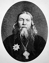 Святейший Патриарх Кирилл совершил литию на могиле архимандрита Антонина (Капустина) в Елеонском монастыре